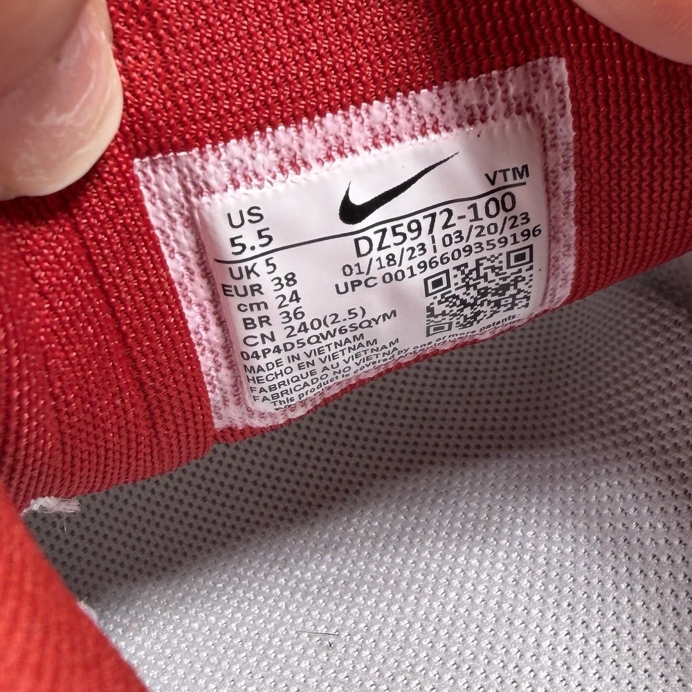 Nike Women's University Of Alabama Sneaker 5.5 White Grey Crimson - Picture 6 of 13